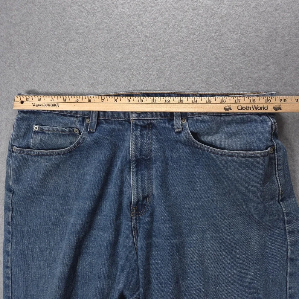 Polo Jean Co Ralph Lauren Vintage Mens 40x30 Indigo Blue Relaxed Denim Jeans Y2K